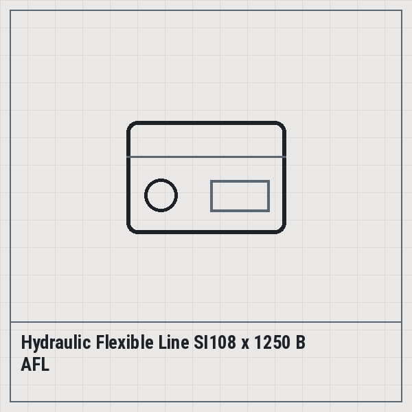 Hydraulic Flexible Line SI108 x 1250 B AFL