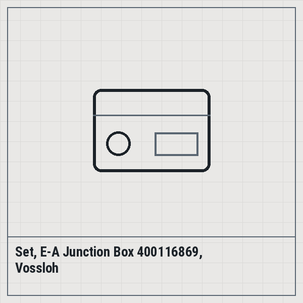 Set, E-A Junction Box 400116869, Vossloh