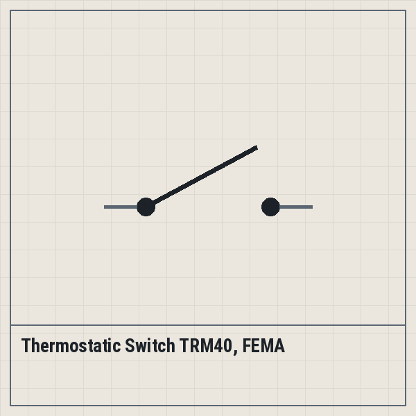 Thermostatic Switch TRM40, FEMA