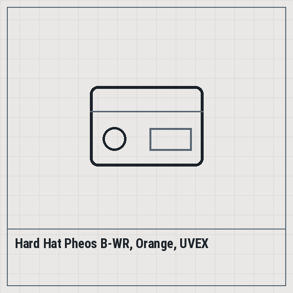 Hard Hat Pheos B-WR, Orange, UVEX
