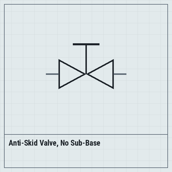 Anti-Skid Valve, No Sub-Base