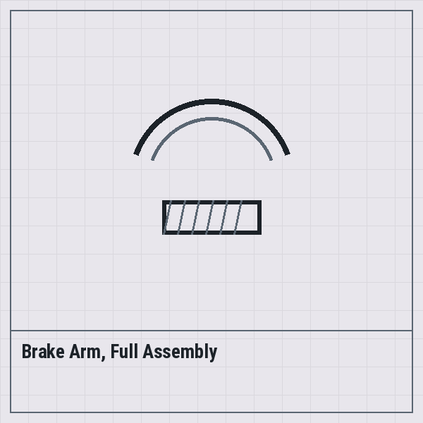 Brake Arm, Full Assembly