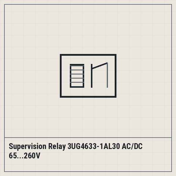Supervision Relay 3UG4633-1AL30 AC/DC 65...260V