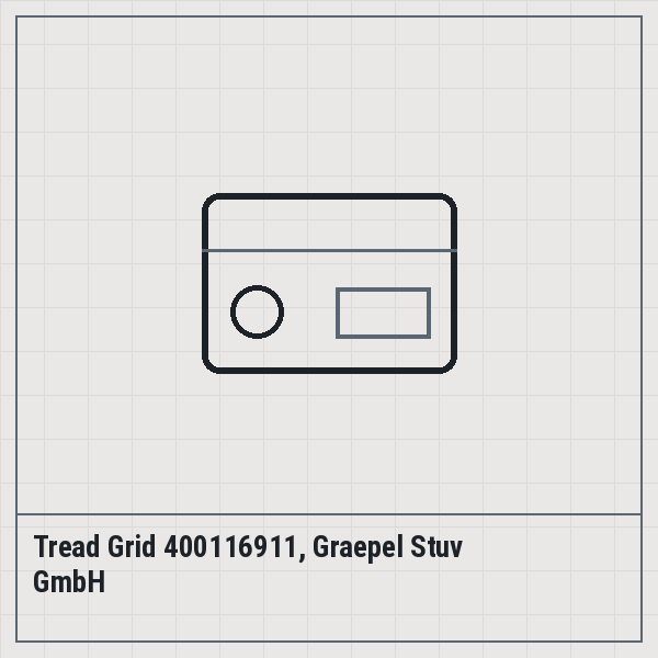 Tread Grid 400116911, Graepel Stuv GmbH