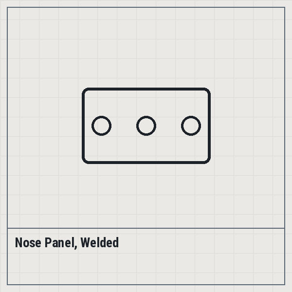 Nose Panel, Welded