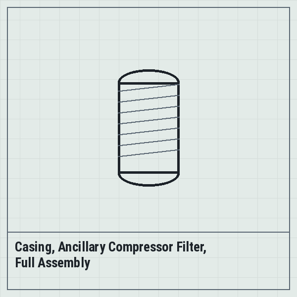 Casing, Ancillary Compressor Filter, Full Assembly