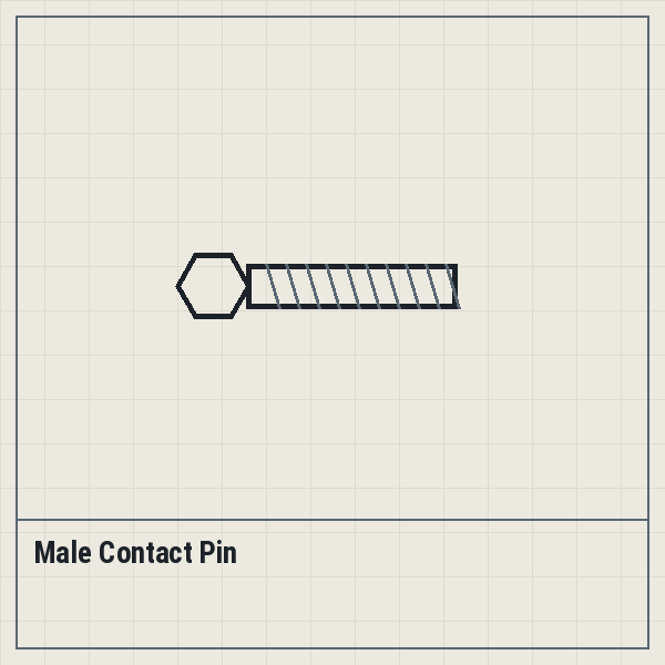 Male Contact Pin