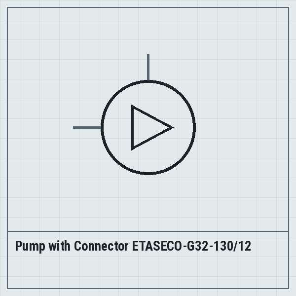 Pump with Connector ETASECO-G32-130/12
