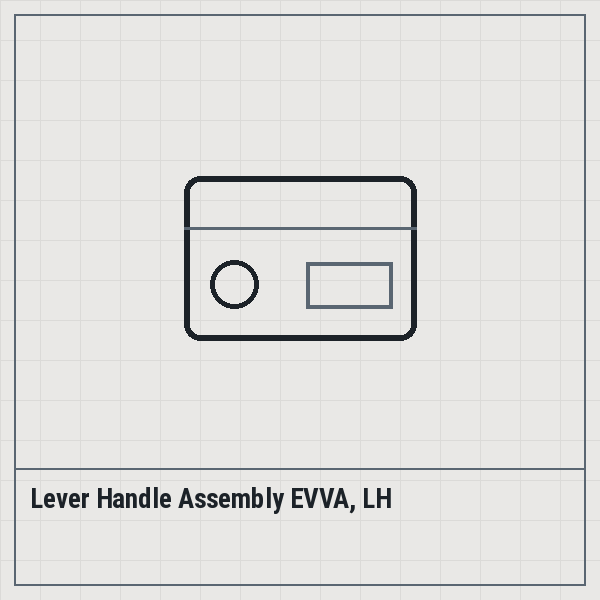 Lever Handle Assembly EVVA, LH
