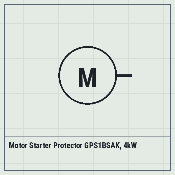 Motor Starter Protector GPS1BSAK, 4kW