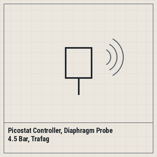 Picostat Controller, Diaphragm Probe 4.5 Bar, Trafag