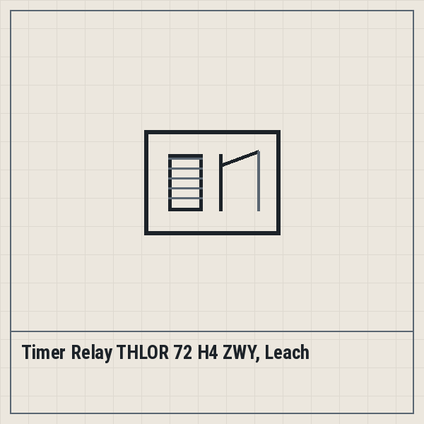 Timer Relay THLOR 72 H4 ZWY, Leach