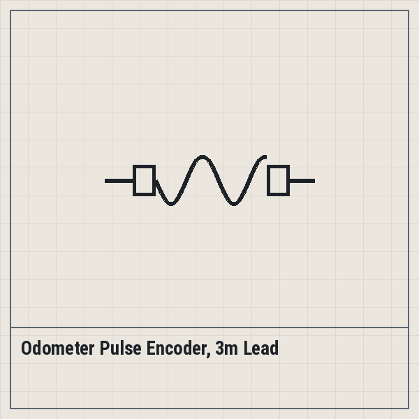 Odometer Pulse Encoder, 3m Lead