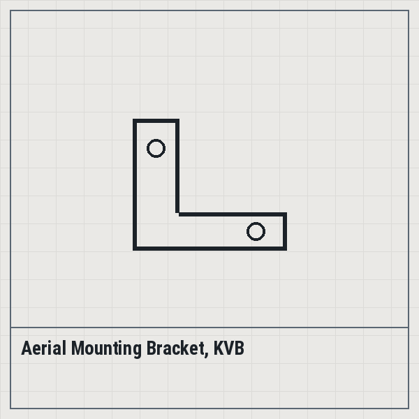 Aerial Mounting Bracket, KVB