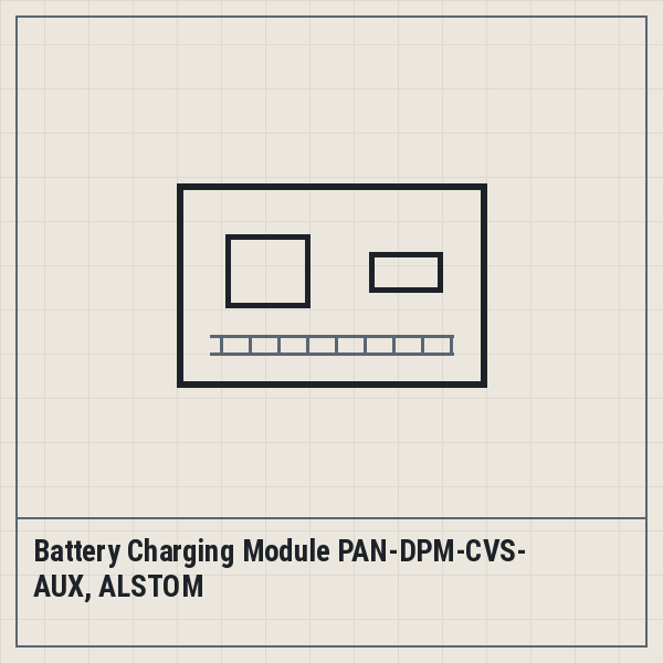 Battery Charging Module PAN-DPM-CVS-AUX, ALSTOM