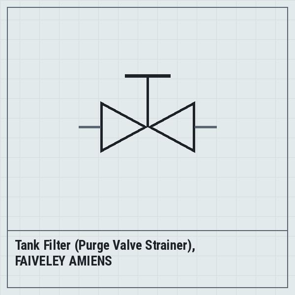 Tank Filter (Purge Valve Strainer), FAIVELEY AMIENS