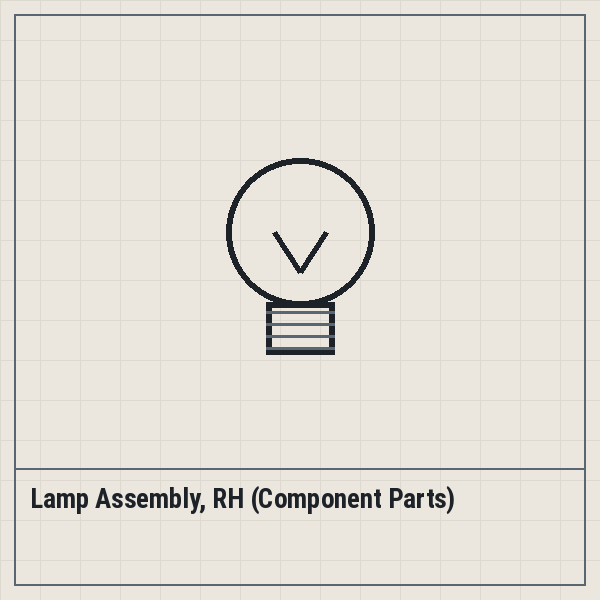 Lamp Assembly, RH (Component Parts)