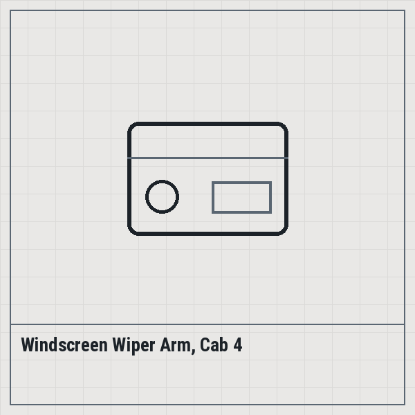 Windscreen Wiper Arm, Cab 4