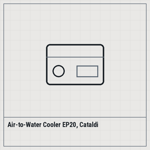 Air-to-Water Cooler EP20, Cataldi