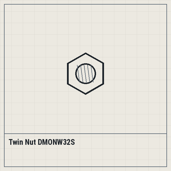 Twin Nut DMONW32S