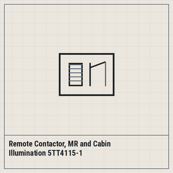 Remote Contactor, MR and Cabin Illumination 5TT4115-1