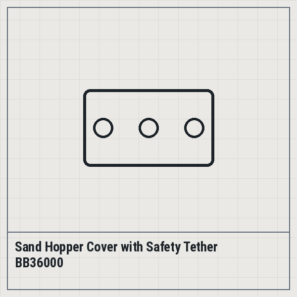 Sand Hopper Cover with Safety Tether BB36000