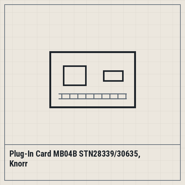 Plug-In Card MB04B STN28339/30635, Knorr