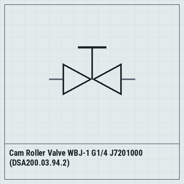 Cam Roller Valve WBJ-1 G1/4 J7201000 (DSA200.03.94.2)