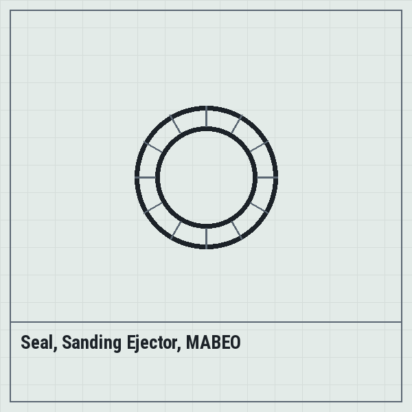 Seal, Sanding Ejector, MABEO