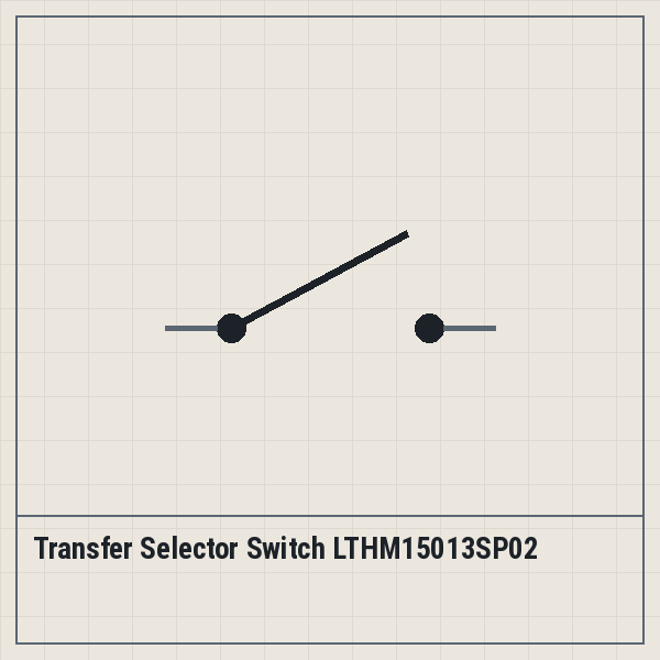 Transfer Selector Switch LTHM15013SP02