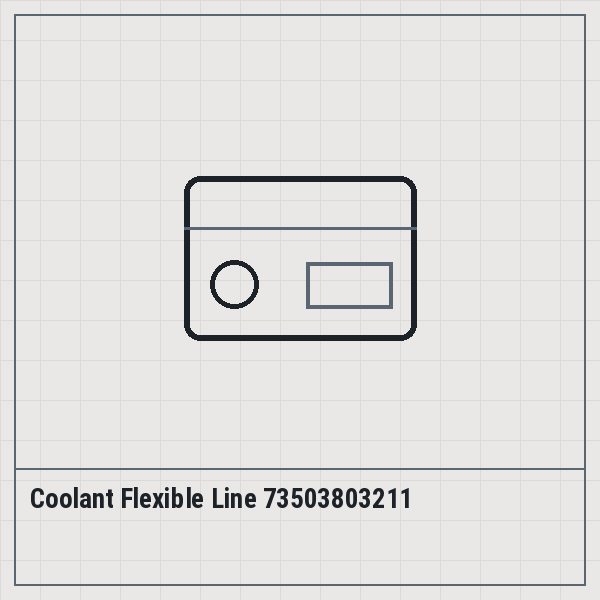 Coolant Flexible Line 73503803211