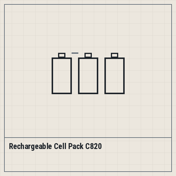 Rechargeable Cell Pack C820