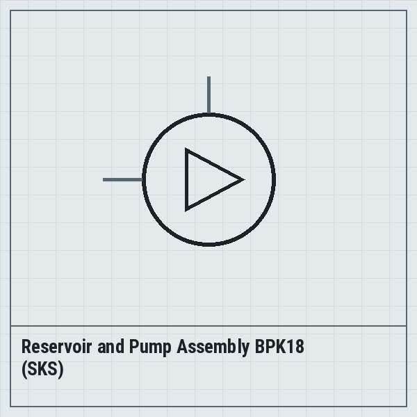 Reservoir and Pump Assembly BPK18 (SKS)