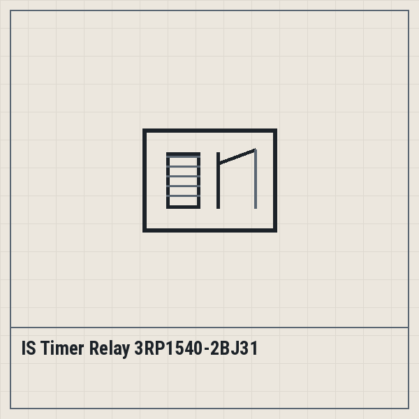IS Timer Relay 3RP1540-2BJ31