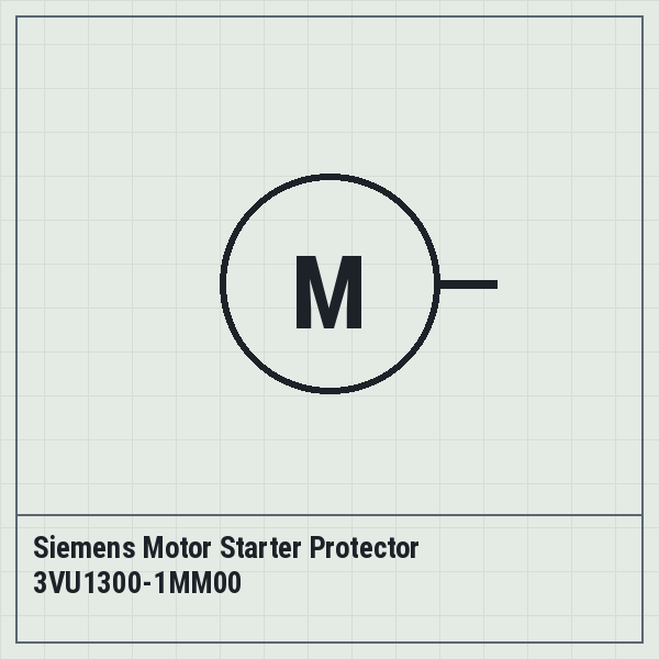 Siemens Motor Starter Protector 3VU1300-1MM00