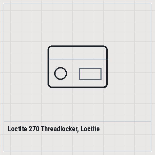 Loctite 270 Threadlocker, Loctite