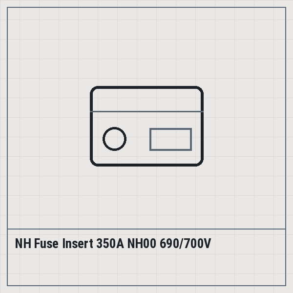 NH Fuse Insert 350A NH00 690/700V
