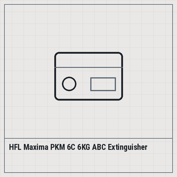 HFL Maxima PKM 6C 6KG ABC Extinguisher