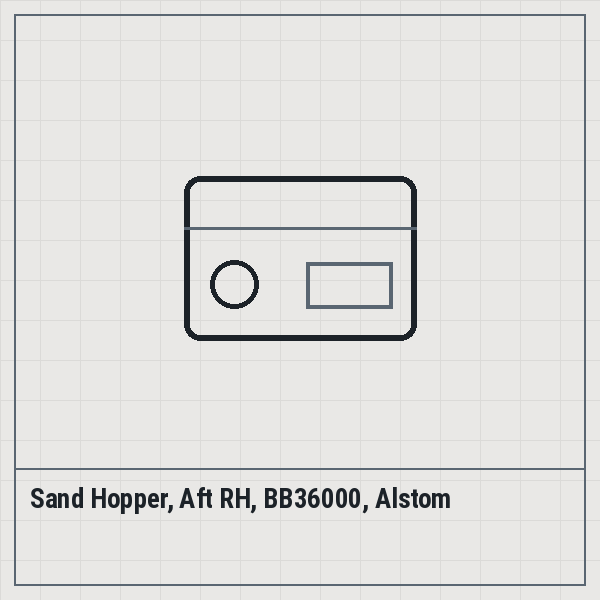 Sand Hopper, Aft RH, BB36000, Alstom