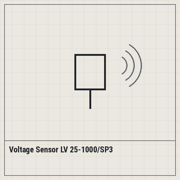 Voltage Sensor LV 25-1000/SP3