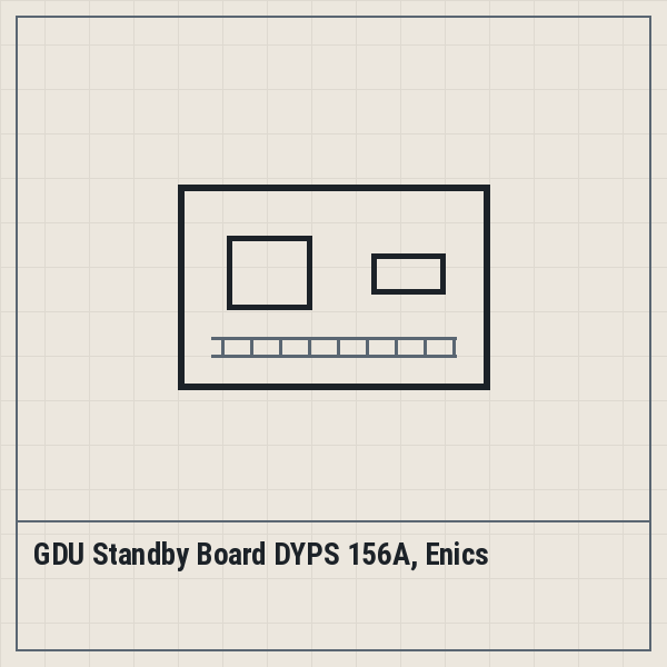 GDU Standby Board DYPS 156A, Enics