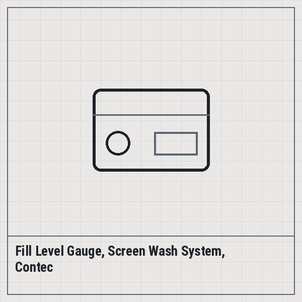 Fill Level Gauge, Screen Wash System, Contec