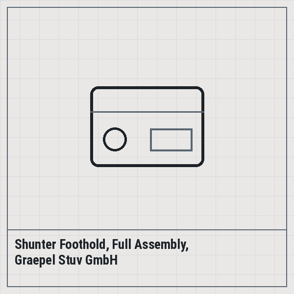 Shunter Foothold, Full Assembly, Graepel Stuv GmbH