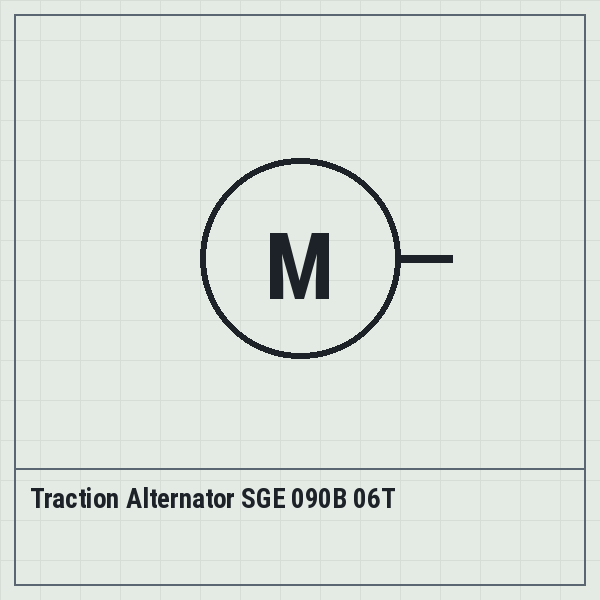Traction Alternator SGE 090B 06T