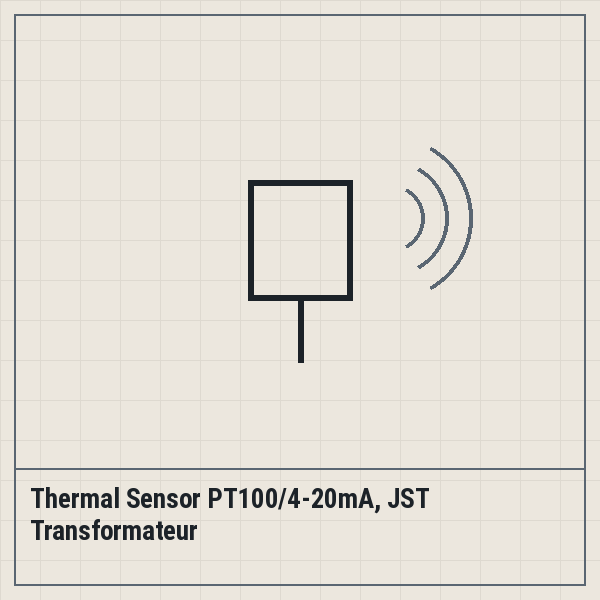 Thermal Sensor PT100/4-20mA, JST Transformateur
