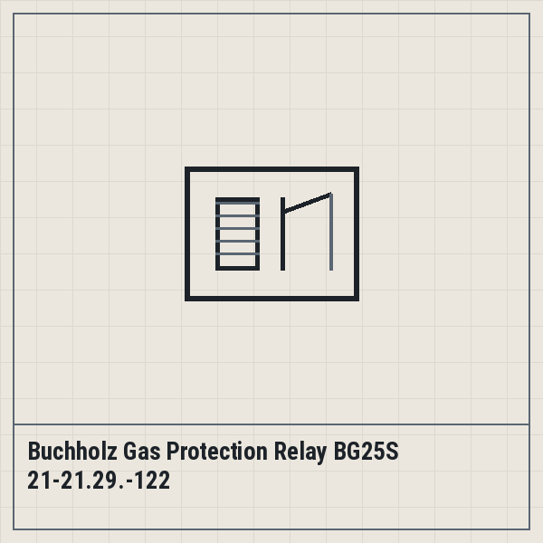 Buchholz Gas Protection Relay BG25S 21-21.29.-122