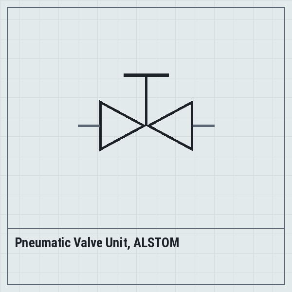 Pneumatic Valve Unit, ALSTOM